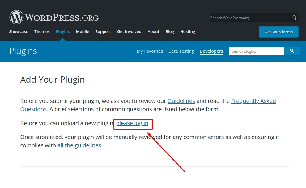 How to submit your plugin